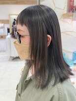 ステラバイケンジ 藤沢(STELLA by KENJE) 白髪ぼかしハイライトカラー30代40代50代ベージュ