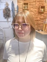 マル 日立(maru.)&nbsp;大人可愛いレイヤーボブ×極上水素ケアカラー×顔周りカット