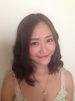 フェリシータ 緑地公園店(felicita)&nbsp;ナチュラルカール＠大人かわいい甘辛MIXフェミニンセミディ