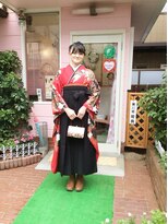 ハッチ美容室&nbsp;卒業式の袴＆セット