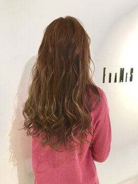 フレイムスヘアデザイン(FRAMES hair design) ハイライト×ペールピンク