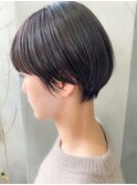 マッシュショート、ワイドバング、スリークショート