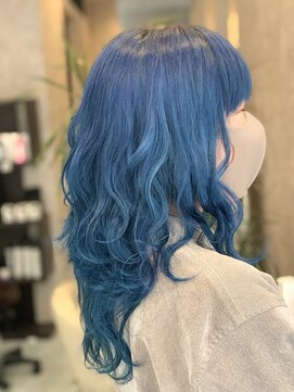 ヘアー ブランコ(hair Blanco) シャーベットブルーカラー