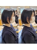 ネオリーブ モカ 川崎チネチッタ店(Neolive mocca)&nbsp;20代30代40代大人可愛い小顔丸み前下がりショート 川崎