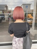 ナンバー(number+)&nbsp;20代30代大人可愛い透明感ピンクブラウンケアブリーチ小顔