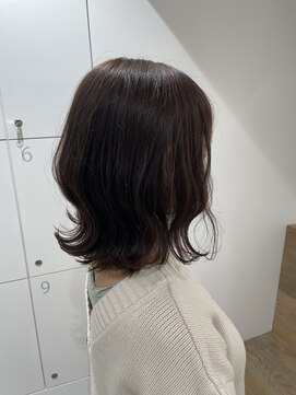 ナンバースリー 綱島店(Number Three) 艶感を残してのインナーカラー！【Number Three 綱島店】