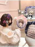リボンたくさんのショートボブアレンジ！/新宿歌舞伎町美容室