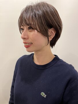 ポレン ドレッサーズ(Pollen Dressers) 大人気◎今っぽさ×耳掛けショート 30代40代50代似合わせカット