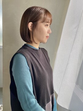 シセイ 青山(SHISEI) ぱつっとボブ/ぷつっとカット/髪質改善/ストレート［南青山］