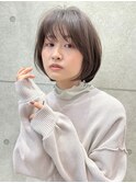 ワンカールボブ/シースルーバング/抜け感/自由が丘