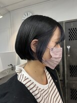 アペット(Appet)&nbsp;ボブ/インナーカラーブルー×ブラック