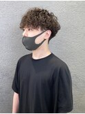 波打ち波巻きパーマ