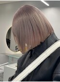ミルクティーベージュダブルカラーインナーカラーケアブリーチ