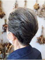 ヘアスタジオ ブリエ(HAIR STUDIO BRILLER) 2024 ナチュラルショートウルフ × グレイヘア　髪質改善
