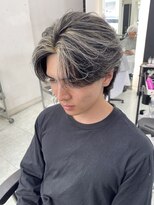 ネクストネオ 静岡(NEXT NEO)&nbsp;NEXT NEO【櫻田】毛流れセンターパートウルフハイライトメッシュ