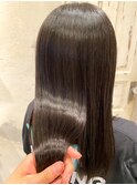 グレージュダブルカラーケアブリーチ髪質改善トリートメント