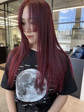 アンドスタイル(&style) イルミナブリーチなしダブルカラー　レッドブラウン