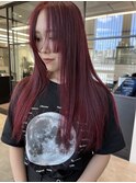 イルミナブリーチなしダブルカラー レッドブラウン