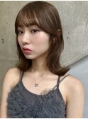 イメチェン前髪小顔こなれミディ_表参道/青山