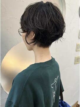 ヘアメイク シンズ レインボー(Hair Make SHIN'S RAINBOW) ショートボブ/大人巻き/ぷつっとボブ/ナチュラルモード/高松