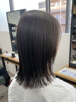 ロフティー 清澄白河(LOFTY)&nbsp;外ハネミディアム/シアーカラー/前髪カット/髪質改善/清澄白河