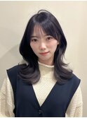 韓国風/レイヤー/小顔/前髪カット/髪質改善/グレージュ/透明感