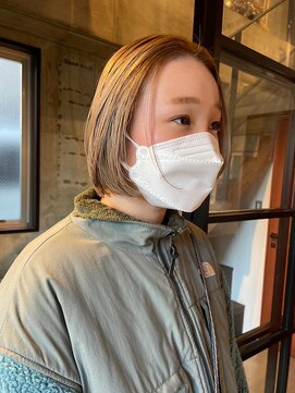 バブルス 上福岡店(BUBBLES) ワンレン×ブロンドベージュ