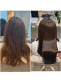 髪質改善縮毛矯正バイカルテトリートメント