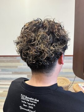 キャンバス(canvas) メンズパーマ×ハイライト