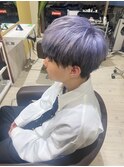 ハイトーン エンドカラー 刈り上げマッシュ