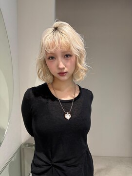 ジェム リット(GEM lit) 《karin》blonde/ケアブリーチ/ケアブリーチカラー/ブロンドヘア