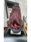 韓国風/艶髪 ボルドーレッド♪