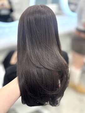 アイシー 表参道(ICY) レイヤーカット/まろやかオリーブ/秋冬カラー