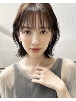 hum 立川【ハム】髪質改善・酸性ストレート・縮毛矯正 ココアベージュ/オリーブグレー/小顔/黒髪[立川/髪質改善]