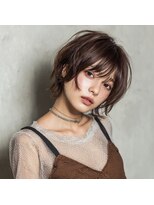 アンサ 長岡天神店(ANSA) 透け感ブラウン×くびれショート