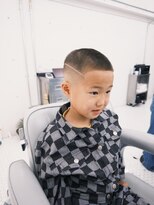 ウェルネス(Wellness) メンズ/フェード/ブッダパーマ/スパイキーショート/ブリーチ8