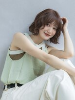 アンアミ オモテサンドウ(Un ami omotesando) 【Un ami】ウェーブミニボブパーマ