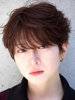 メンズフィール 心斎橋(MEN'S FEEL)&nbsp;リバースセンターパート/ニュアンスパーマ/ダウンバング/心斎橋