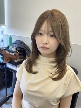 ゴウトゥデイシェアサロン 町田店(GO TODAY SHAiRE SALON) レイヤーカット×ミルクティー