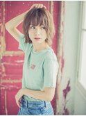 ナチュラルレイヤーボブ【高崎　美容室　Naturally】