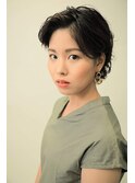 【hurakoko松下仁美】クールショートパーマスタイル