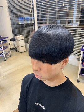 ラ メール ヘア デザイン(La mer HAIR DESIGN) ブルーグレーマッシュ