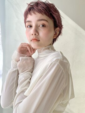 ミラバイグリーン(Mira by green) クールショート×ピンクベージュ【ショートパーマ】03