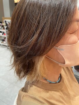 リベア トウキョウ 東大島店(Rever Tokyo) セミディ/外はね/インナーカラー/脱白髪染め[東大島/東大島駅]