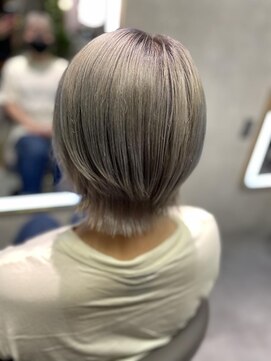 ニーナ ビューティーサロン(NINA Beauty Salon) 透明感ボブ#ショート#透明感#ラベンダーアッシュ