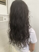 リジョイスヘア(REJOICE hair) 【REJOICE hair】強めパーマ×アッシュカラー×ロングヘア