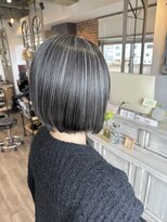 フェリーチェヘアーデザイン(Felice)&nbsp;前下がりボブ×コントラストハイライト