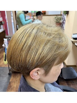 アール(R) カット＋ファッションカラー