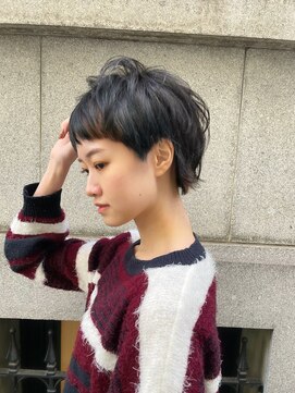 レスピア 銀座中央通り店(Respia) ウルフパーマ×ショートバング【銀座/有楽町】30代40代50代