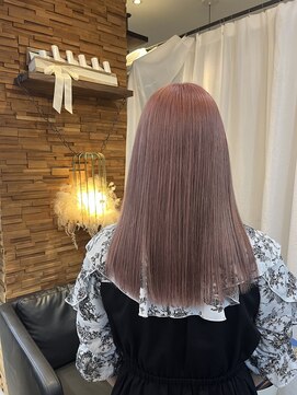スイート ヘアデザイン(Suite HAIR DESIGN) ピンク系 ナチュラル ロングヘア